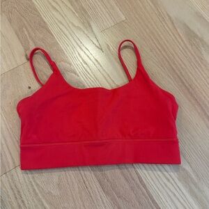 Red Women's Sports Bra